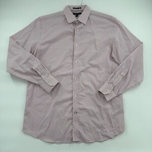 Banana Republic Pink Gingham Dress Shirt